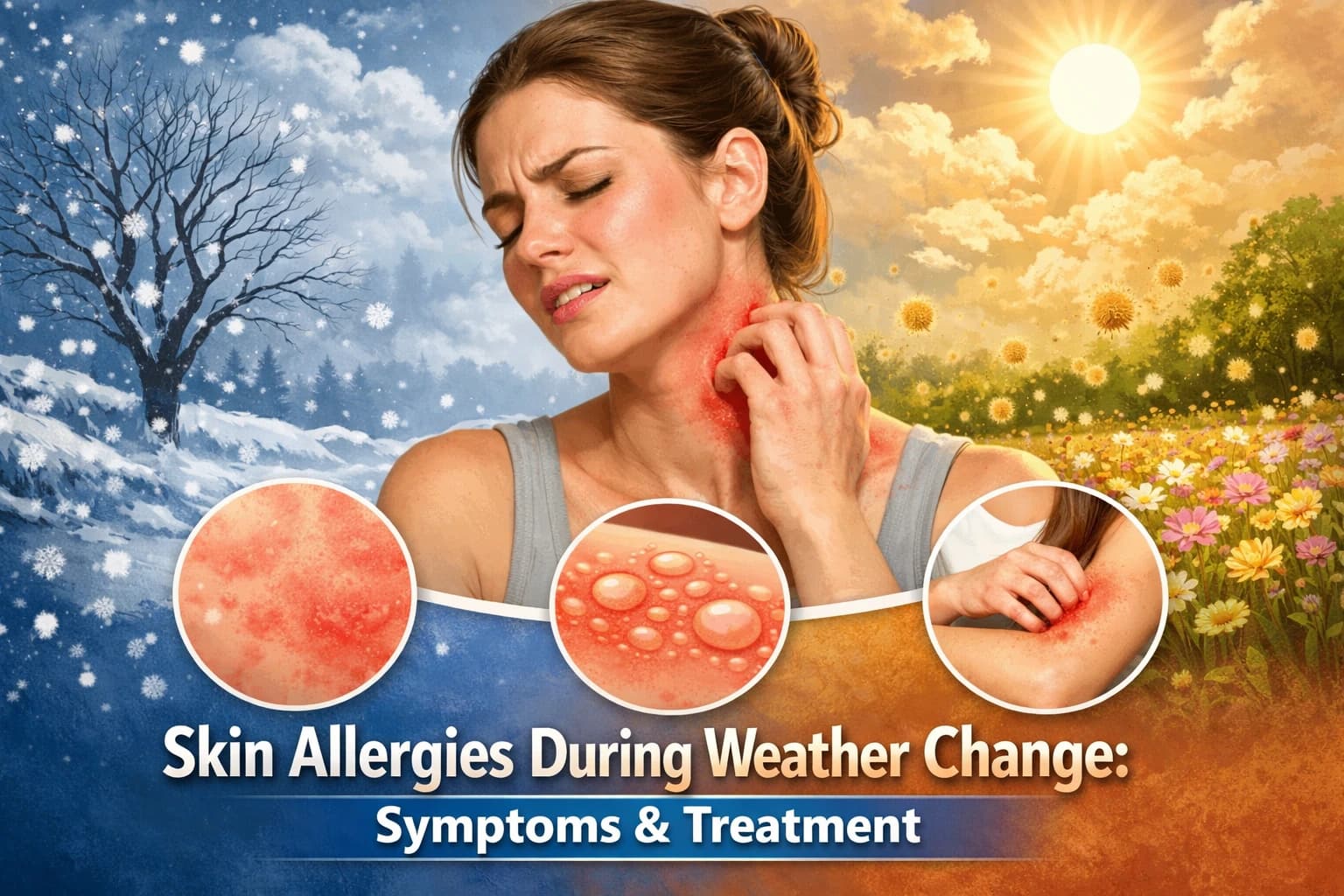 Patient consulting Dr. Anju Mehra for seasonal skin allergy treatment in Ajmer